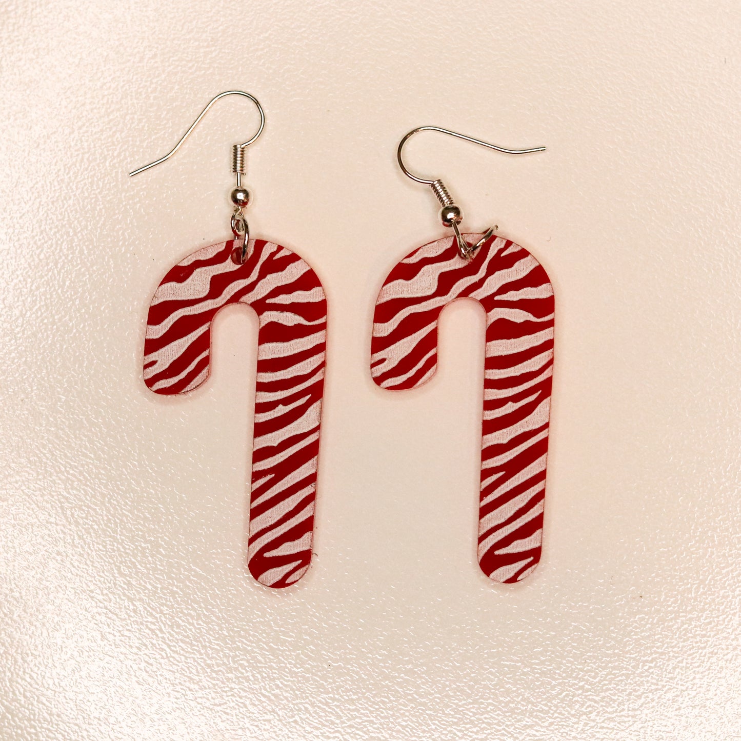 Christmas Candy Cane Earrings