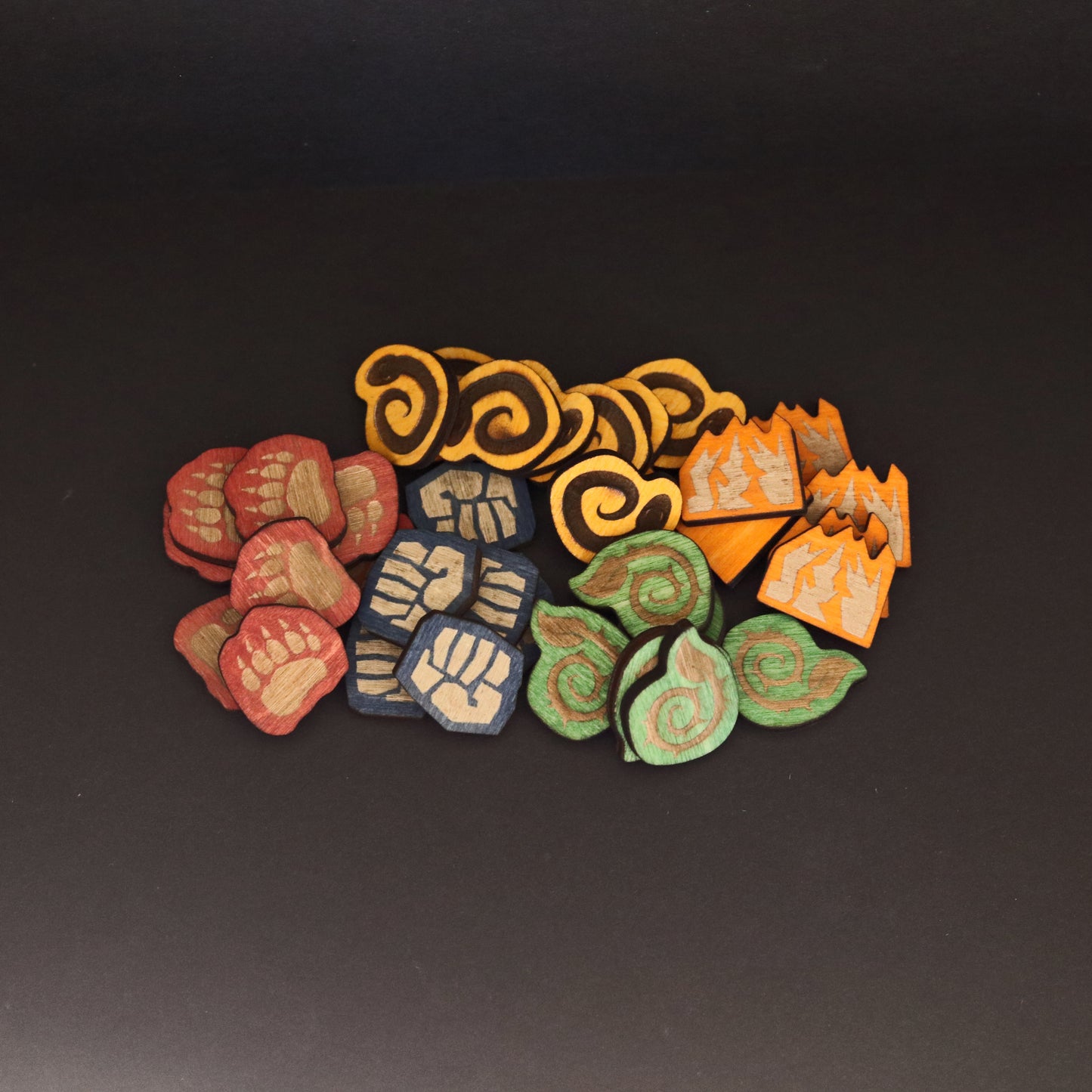 Spirit Island Wooden Tokens - Effects