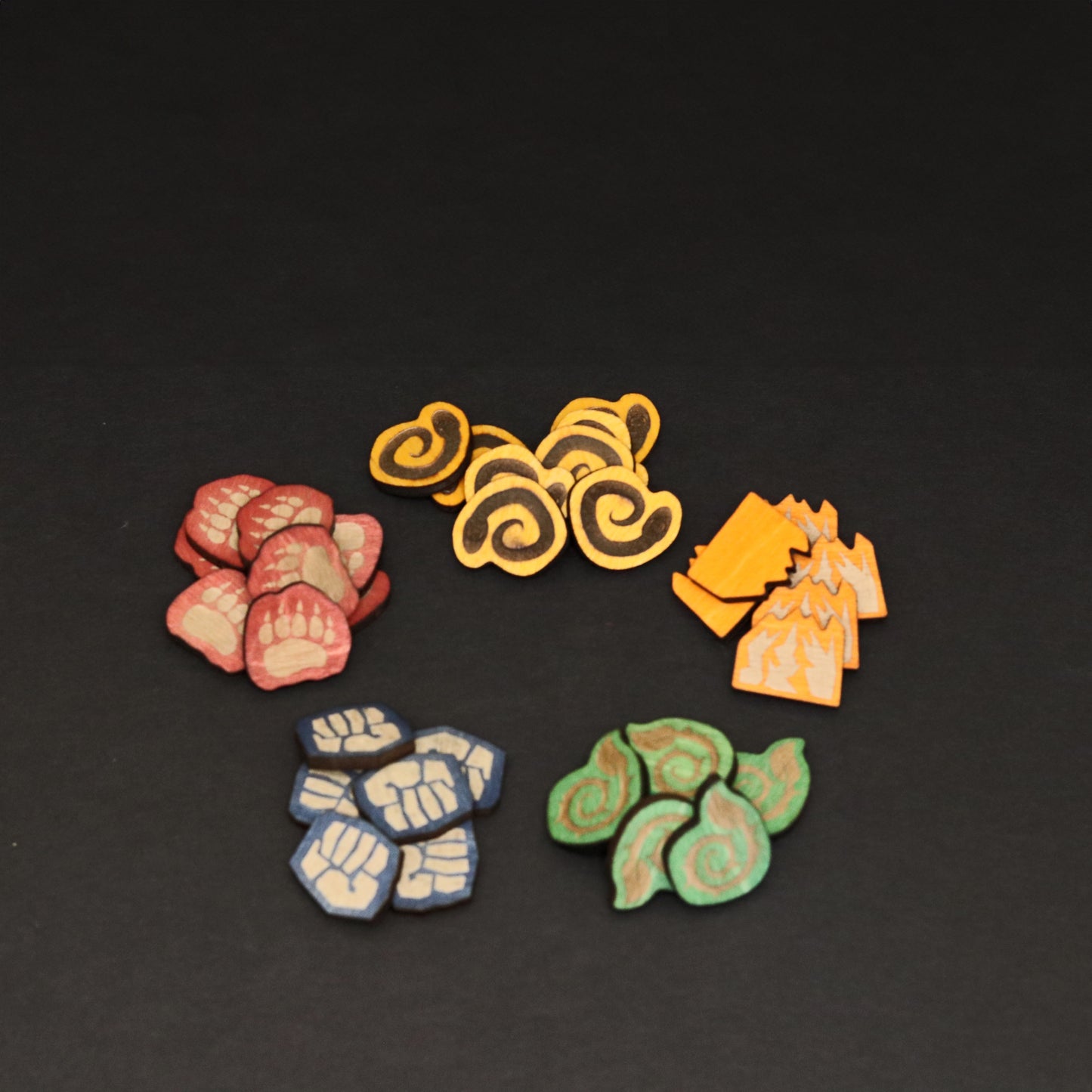 Spirit Island Wooden Tokens - Effects