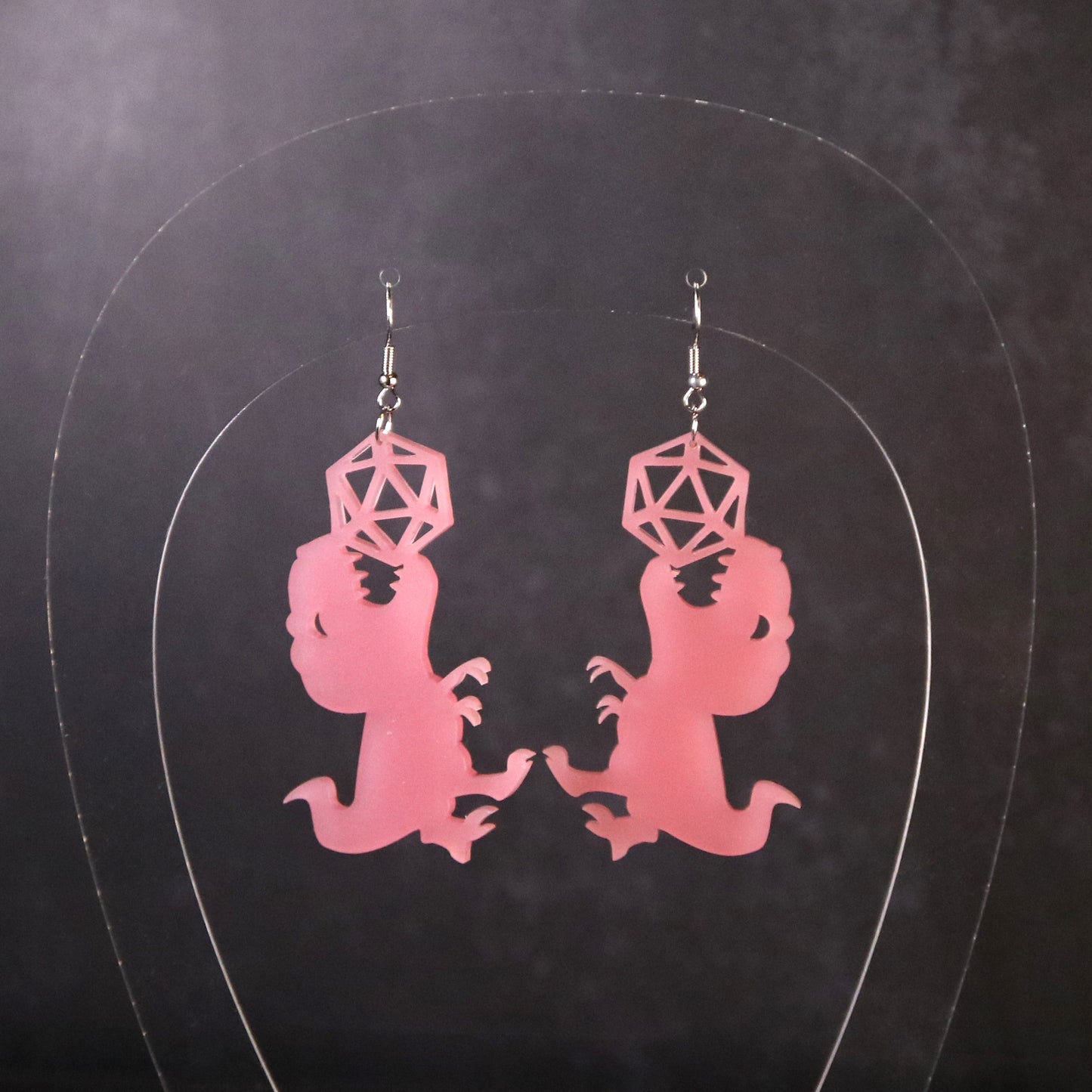 T-Rex D20 Earrings