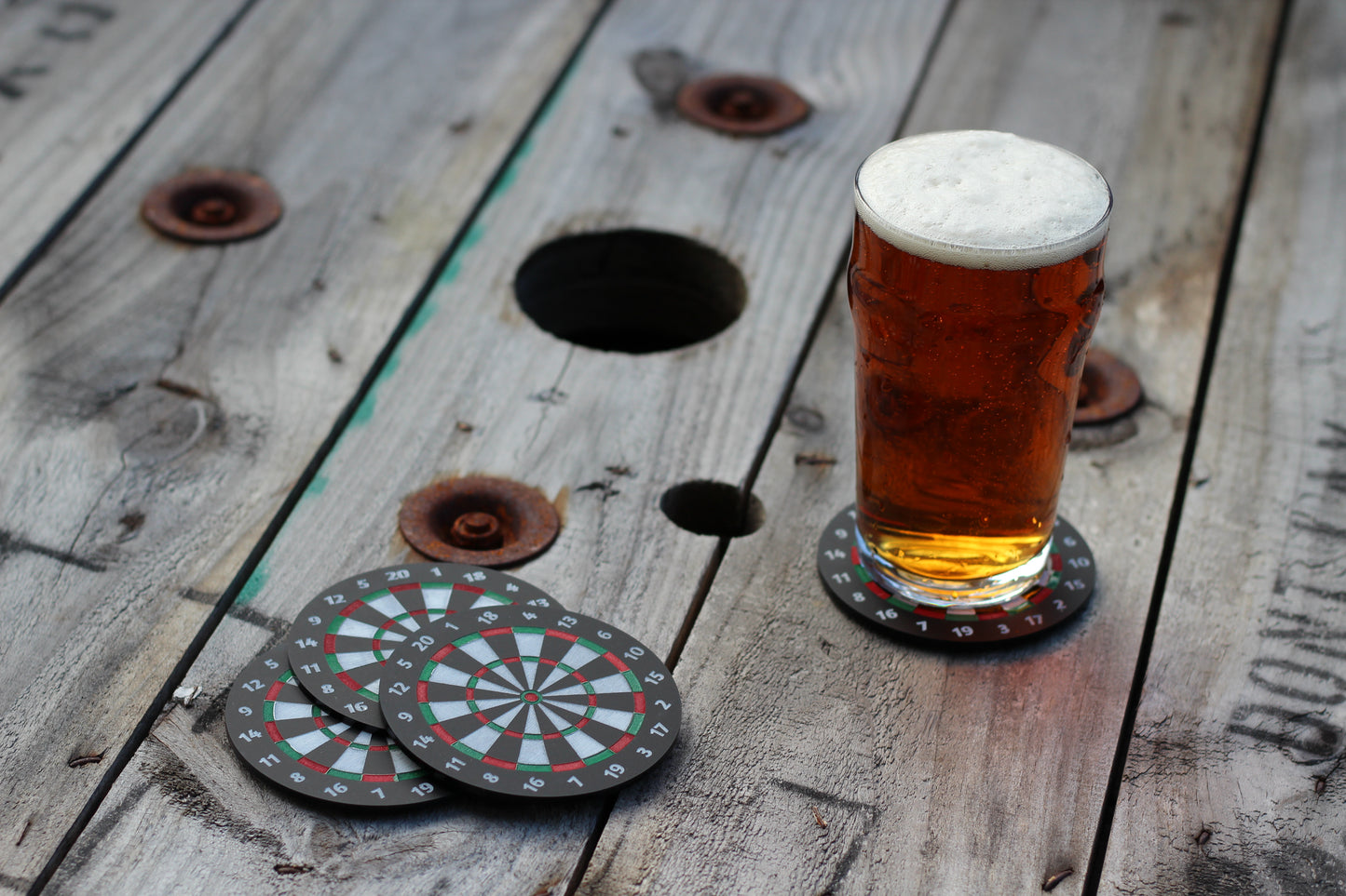 Dartboard Coasters