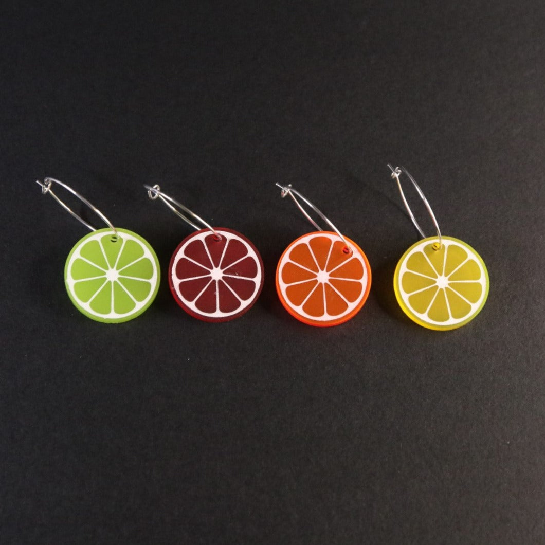 Citrus Wine Charms