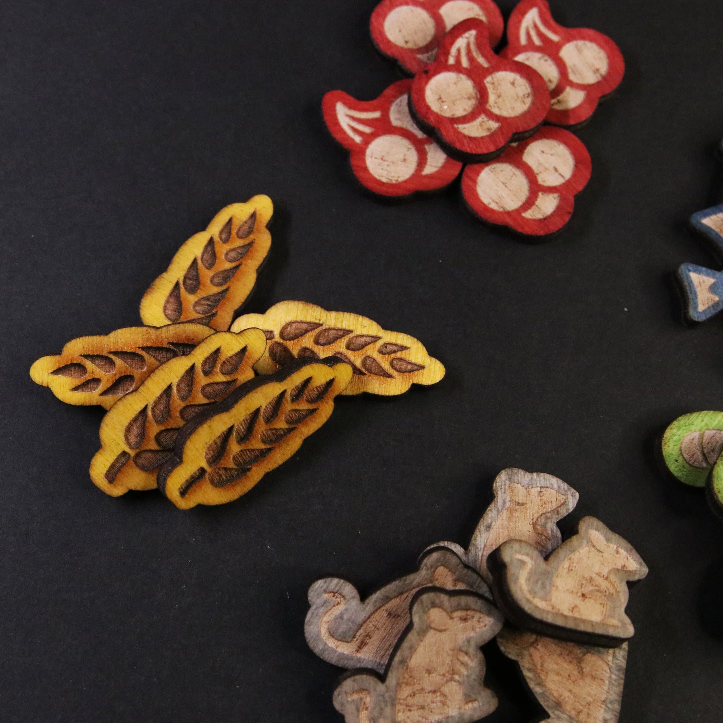 Wooden Wingspan Tokens